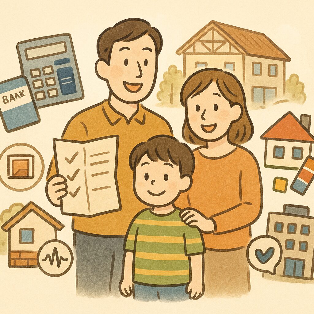 注文住宅の比較ポイントと家族の様子 